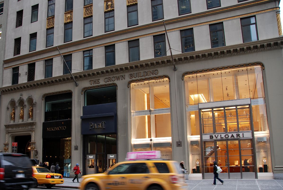 New York City Fifth Avenue 730 1 Mikimoto Piaget Bvlgari In